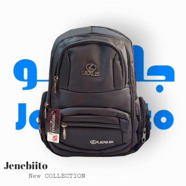 کوله پشتی لپتاپی لکسوس مشکی (LEXUS)