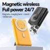 پاوربانک فست شارژ مگ سیف 10 میلی‌آمپر ساعتی Konfulon M22W
