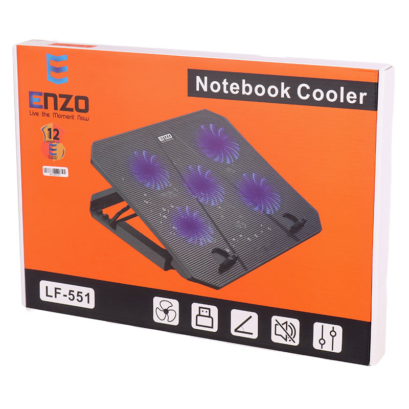 کولپد لپتاپ فن خنککننده لپتاپ انزو (ENZO) مدل LF-551