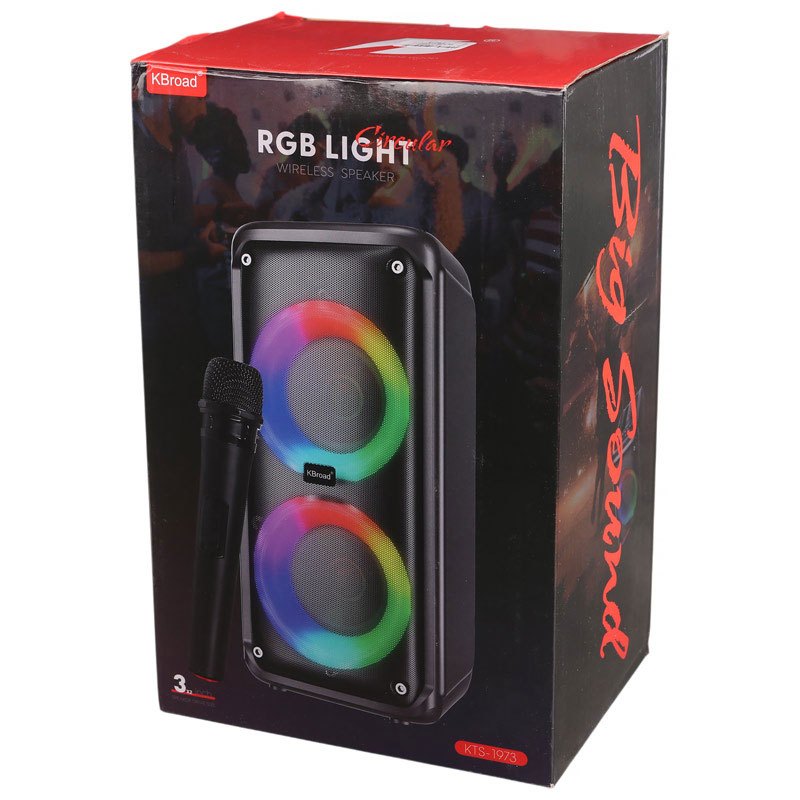 اسپیکر بلوتوثی کی برود KTS-1973 + میکروفون