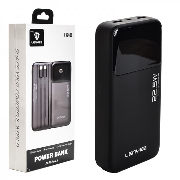 پاوربانک فست شارژ لنیس (LENYES) مدل PX242D ظرفیت 20000mAh