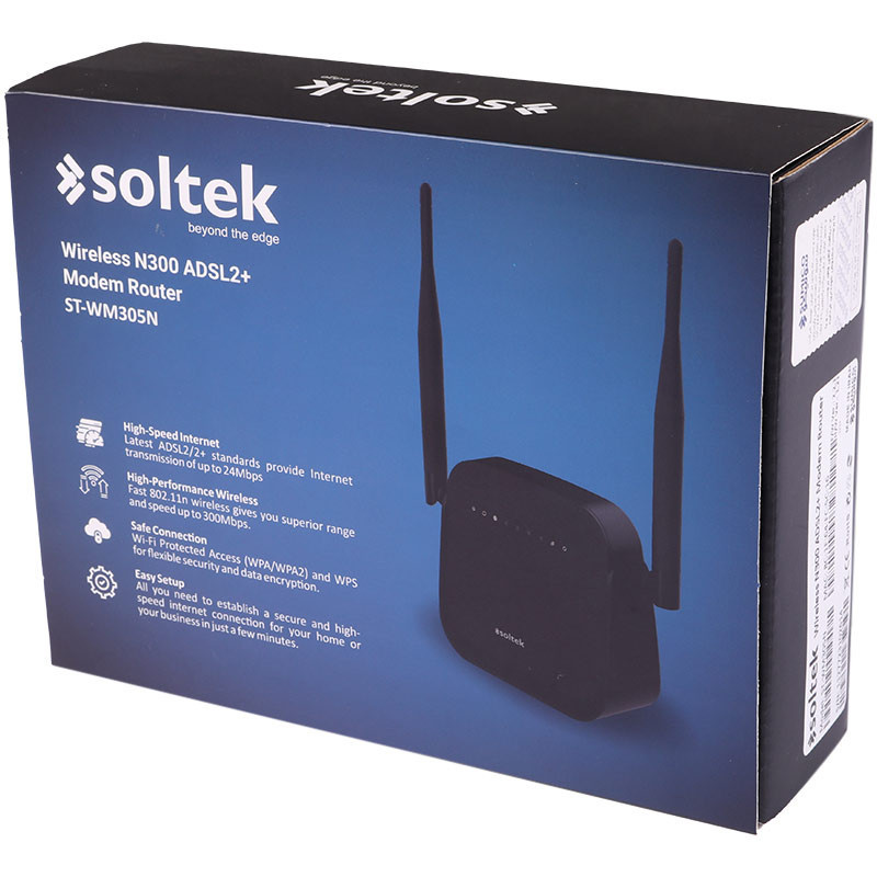 مودم روتر +ADSL2 سولتک ST-WM305N گارانتی شرکتی