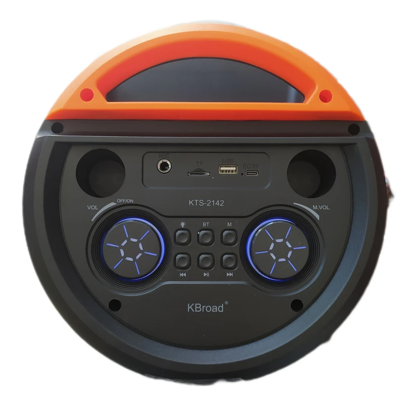 اسپیکر بلوتوثی چمدانی کی برود KTS-2142 + میکروفون