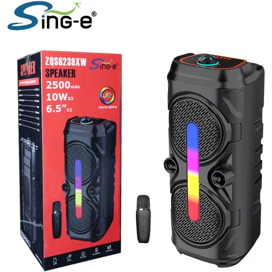 اسپیکر بلوتوثی قابل حمل سینگ ای ZQS6239 + میکروفون