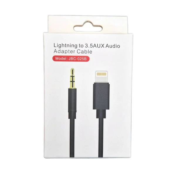 کابل aux به لایتنینگ مدل AUX JBC-025B طول 1 متر