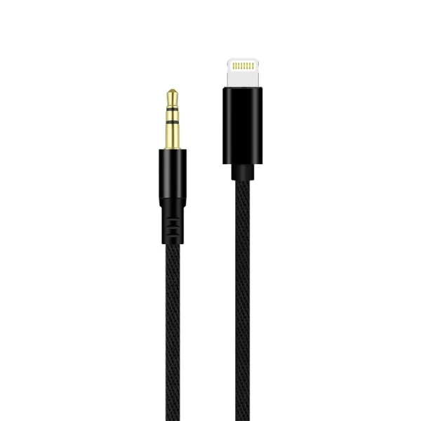 کابل aux به لایتنینگ مدل AUX JBC-025B طول 1 متر