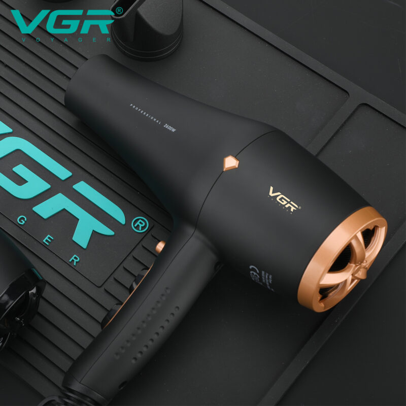سشوار حرفهای وی جی ار سالنی VGR مدل V_462 مشکی اصلی