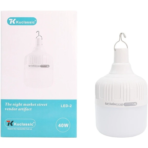 لامپ شارژی 40 وات LED سه حالت برندKUCLASSIC