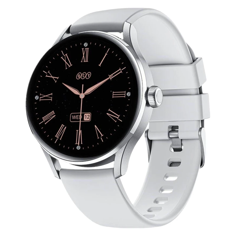 ساعت هوشمند کیوسیوای مدل QCY Watch Elite گلوبال گارانتی شرکتی طوسی