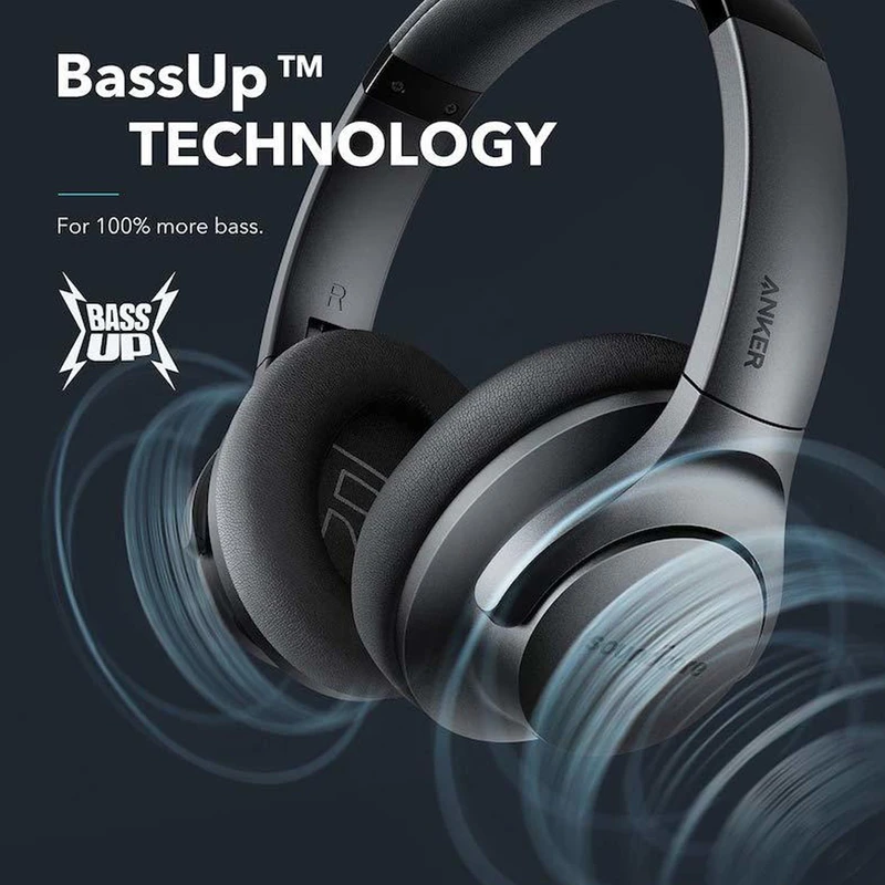 هدفون بلوتوثی انکر Anker Soundcore Q20(Upgraded) ANC Hybrid اورجینال