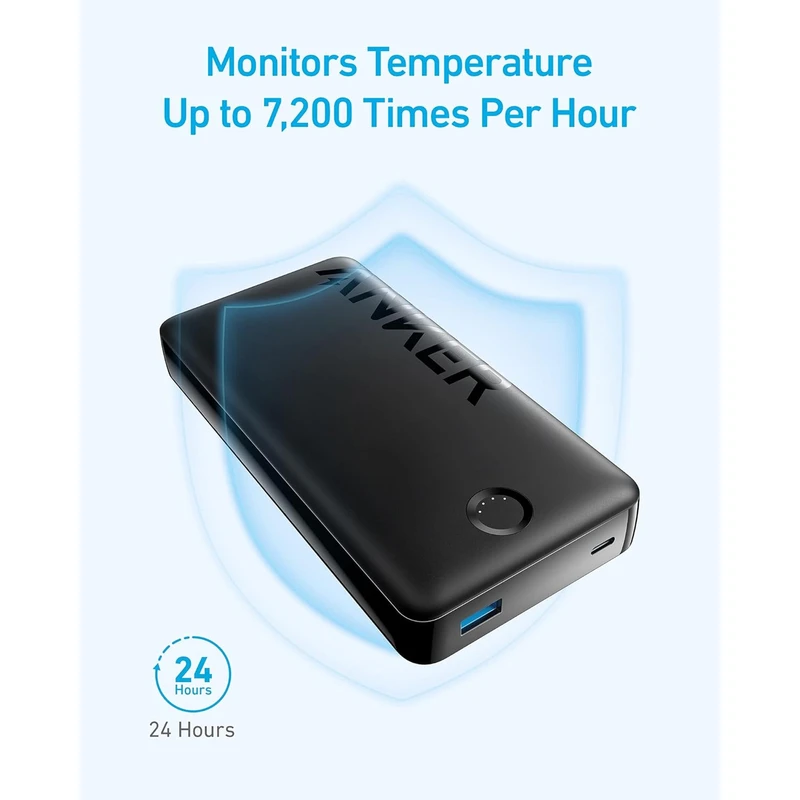 پاوربانک انکر 20000 هزار میلی آمپر ساعت Anker مدل A1386 اروجینال