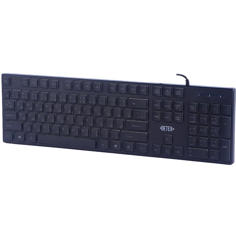 کیبورد گیمینگ سیم دار بک لایت RGB دیتکس پلاس (+DETEX) مدل DK 702