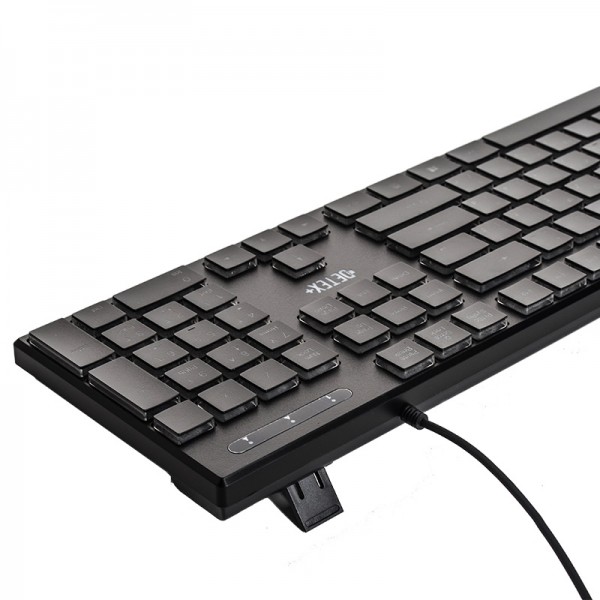 کیبورد گیمینگ سیم دار بک لایت RGB دیتکس پلاس (+DETEX) مدل DK 702